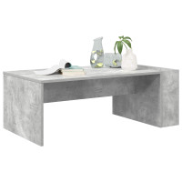 Produktbild för Kaffeebord Betonggrå 95 x 50 x 34 cm Konstruerat trä
