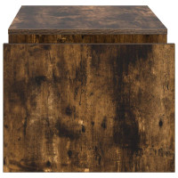 Produktbild för Kaffeebord Rökt ek 90 x 45 x 35 cm Konstruerat trä