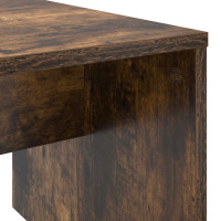 Produktbild för Kaffeebord Rökt ek 90 x 45 x 35 cm Konstruerat trä