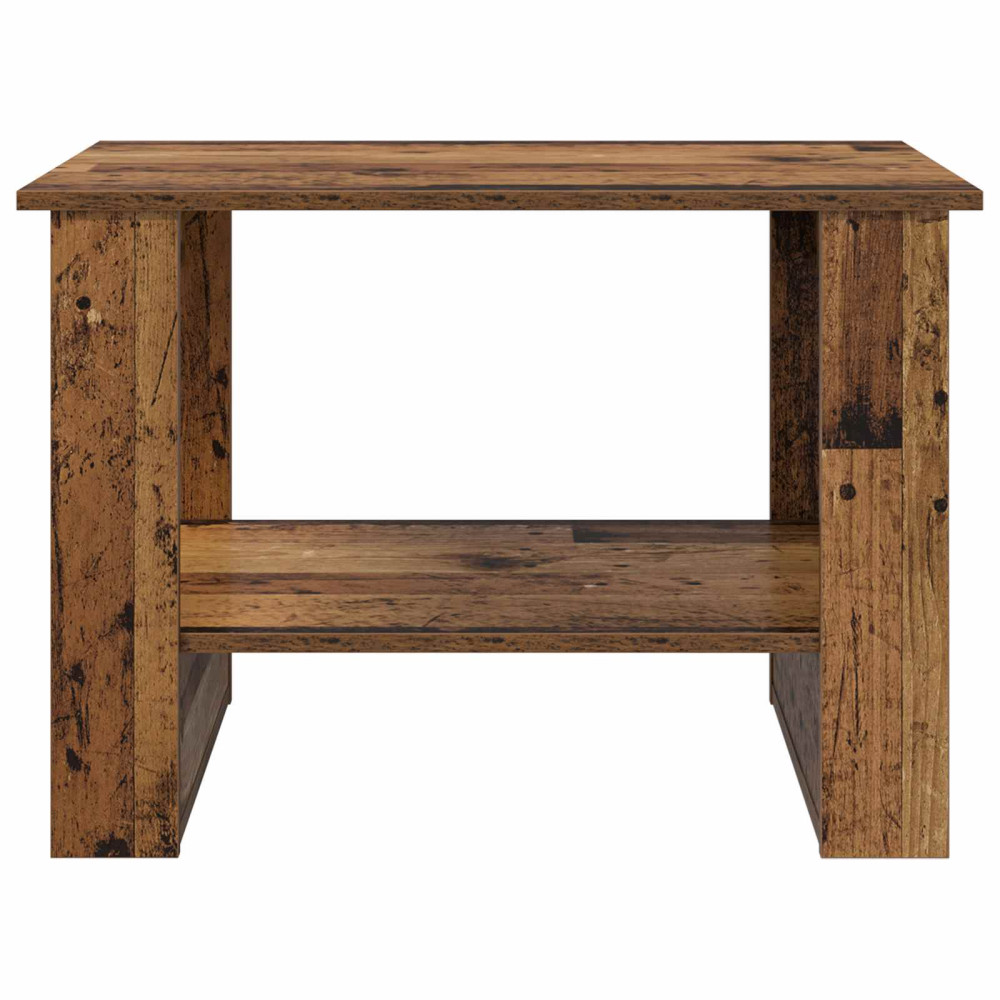 Produktbild för Kaffeebord Gammalt trä 72 x 50 x 50 cm Konstruerat trä