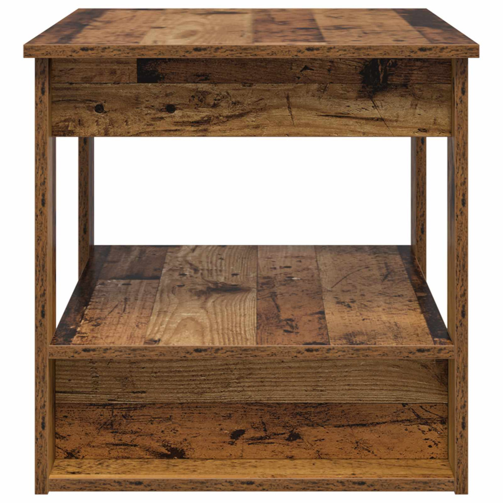 Produktbild för Kaffeebord Gammalt trä 72 x 50 x 50 cm Konstruerat trä