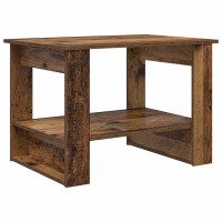 Produktbild för Kaffeebord Gammalt trä 72 x 50 x 50 cm Konstruerat trä
