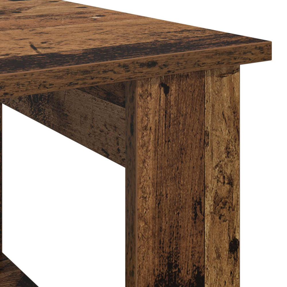 Produktbild för Kaffeebord Gammalt trä 72 x 50 x 50 cm Konstruerat trä