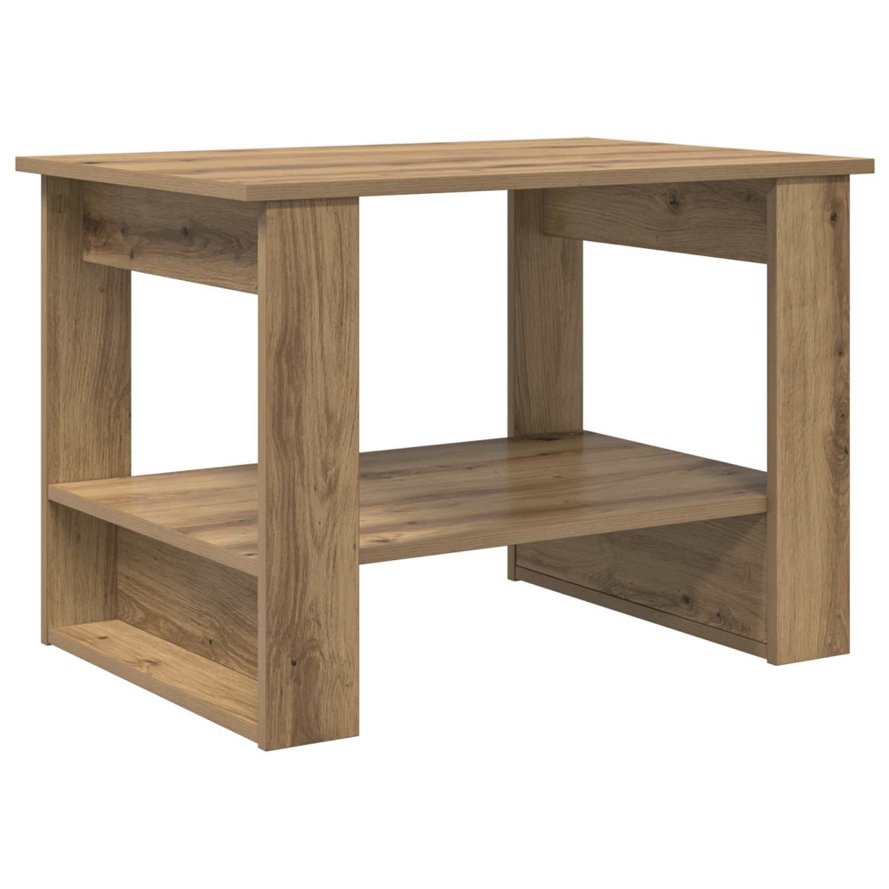 Produktbild för Kaffeebord Artisan Ek 72 x 50 x 50 cm Konstruerat trä