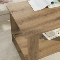Produktbild för Kaffeebord Artisan Ek 72 x 50 x 50 cm Konstruerat trä