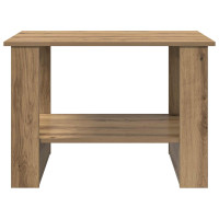 Produktbild för Kaffeebord Artisan Ek 72 x 50 x 50 cm Konstruerat trä