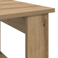 Produktbild för Kaffeebord Artisan Ek 72 x 50 x 50 cm Konstruerat trä