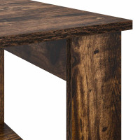 Produktbild för Kaffeebord Rökt ek 51 x 50 x 50 cm Konstruerat trä