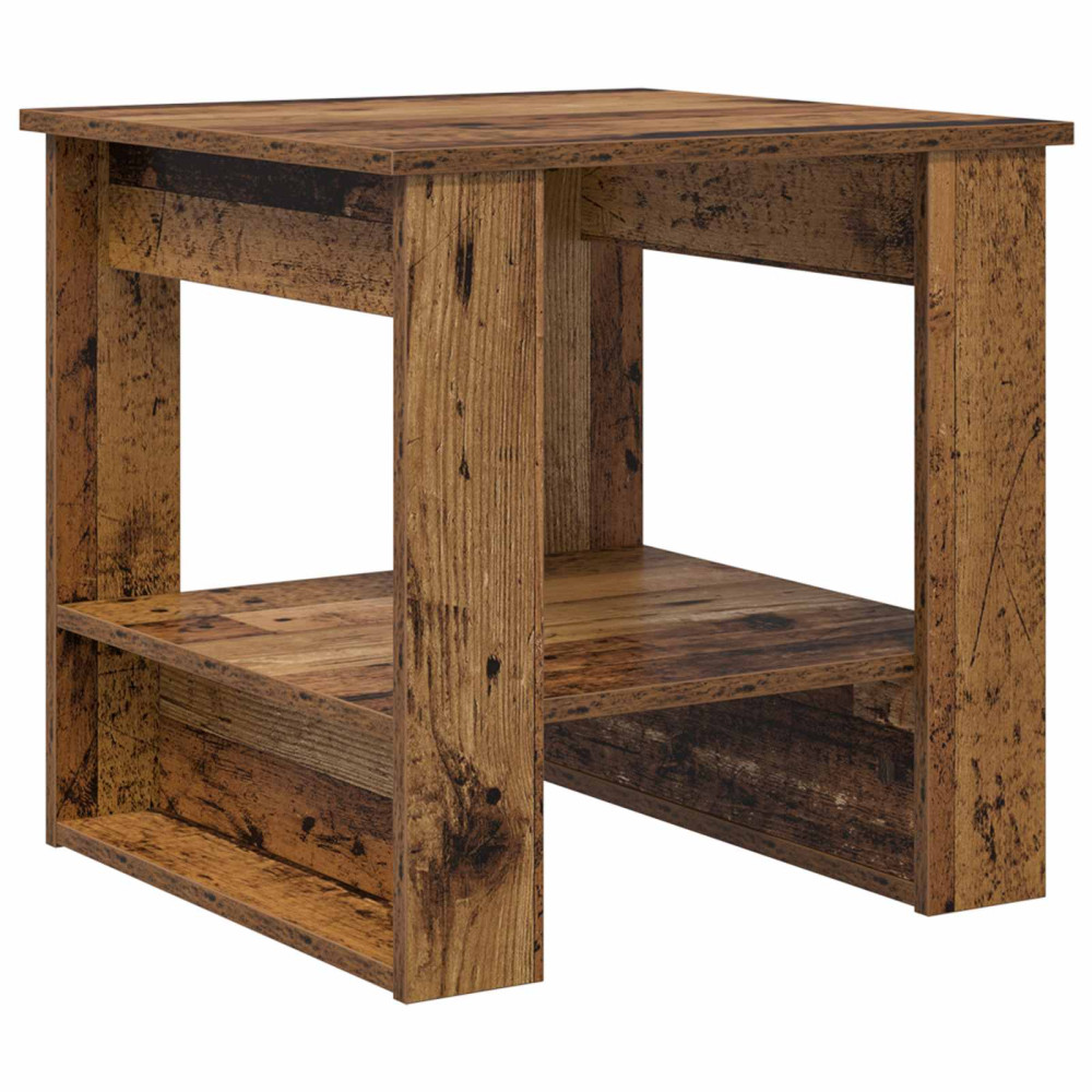 Produktbild för Kaffeebord Gammalt trä 51 x 50 x 50 cm Konstruerat trä