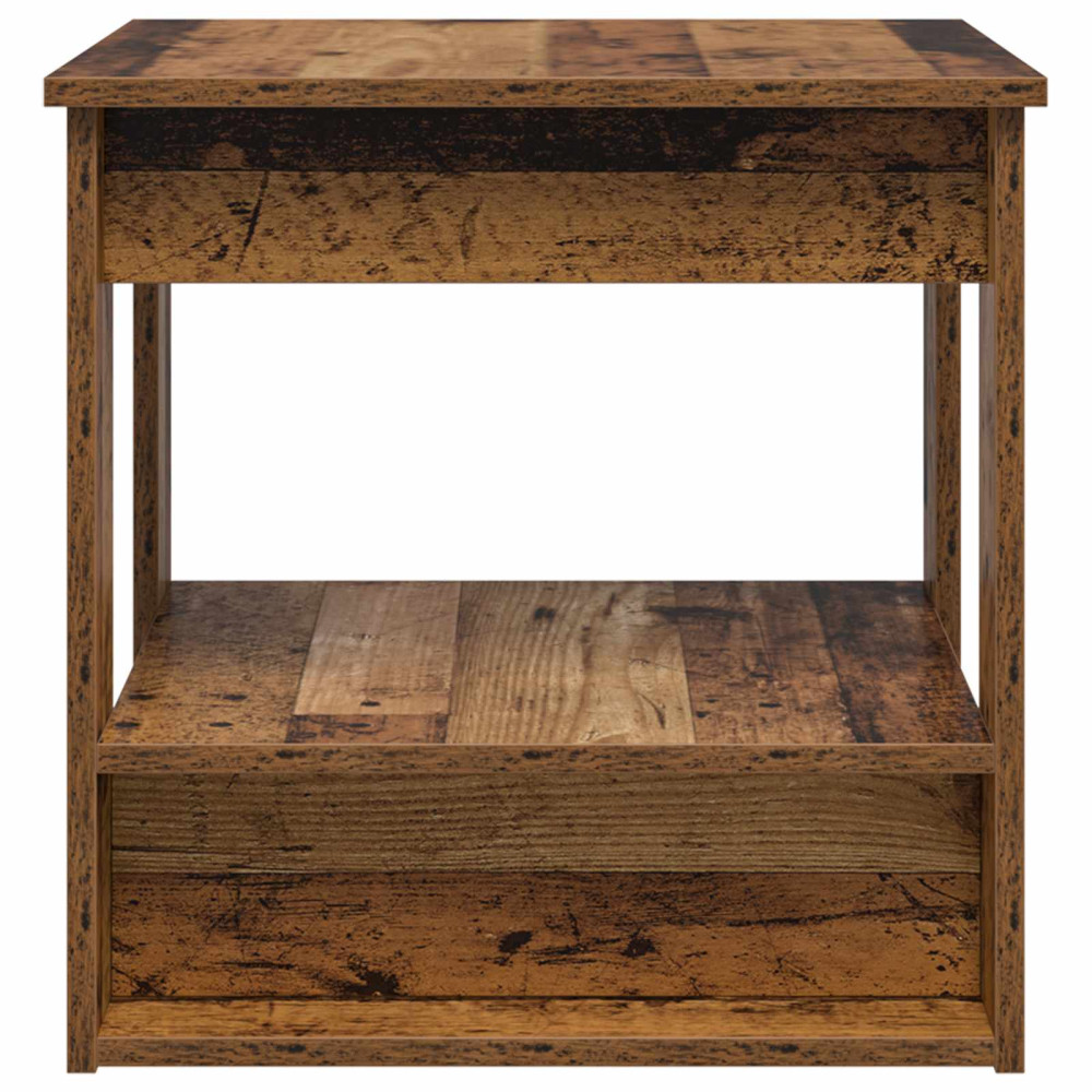 Produktbild för Kaffeebord Gammalt trä 51 x 50 x 50 cm Konstruerat trä