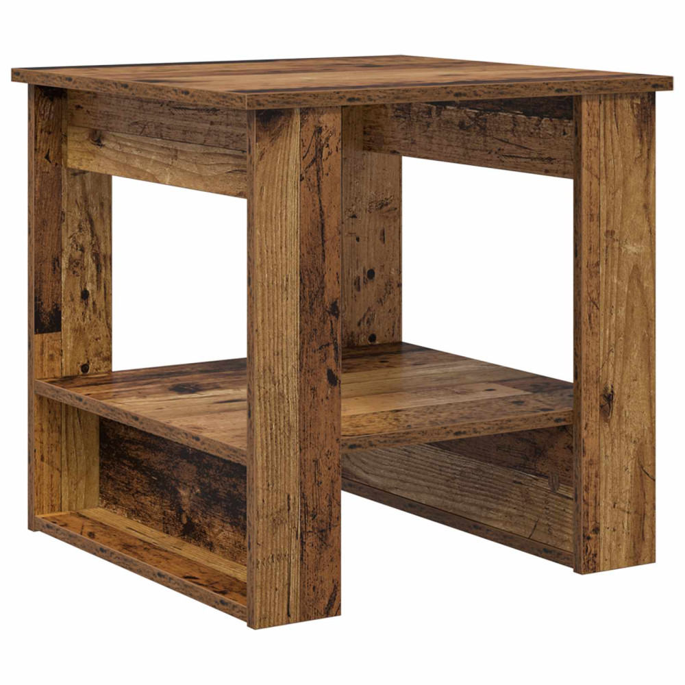 Produktbild för Kaffeebord Gammalt trä 51 x 50 x 50 cm Konstruerat trä