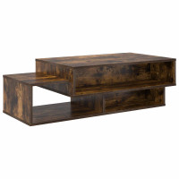 Produktbild för Kaffeebord Rökt ek 105 x 50 x 32,5 cm Konstruerat trä