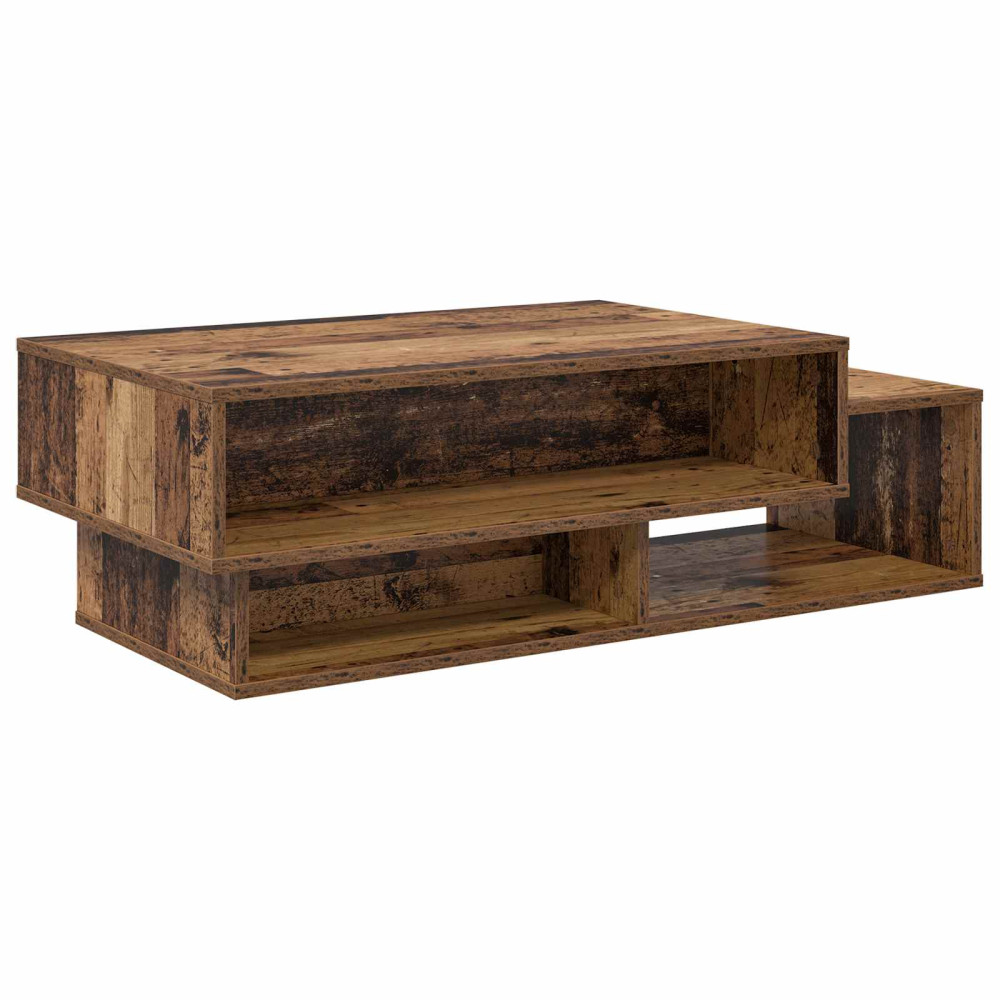 Produktbild för Kaffeebord Gammalt trä 105 x 50 x 32,5 cm Konstruerat trä
