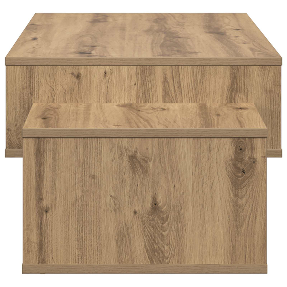 Produktbild för Kaffeebord Artisan Ek 105 x 50 x 32,5 cm Konstruerat trä
