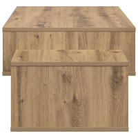 Produktbild för Kaffeebord Artisan Ek 105 x 50 x 32,5 cm Konstruerat trä