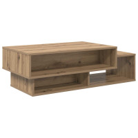 Produktbild för Kaffeebord Artisan Ek 105 x 50 x 32,5 cm Konstruerat trä