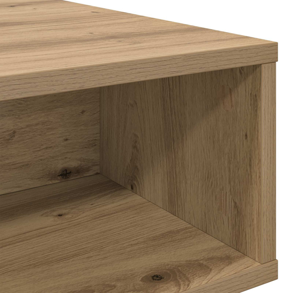 Produktbild för Kaffeebord Artisan Ek 105 x 50 x 32,5 cm Konstruerat trä