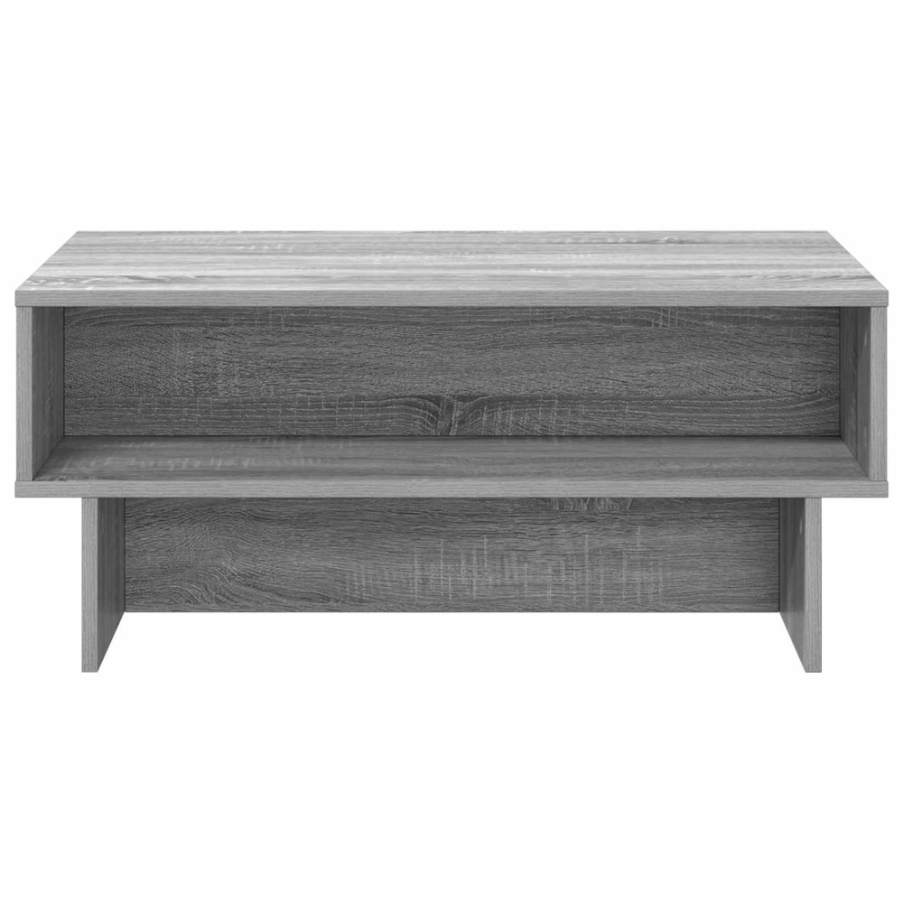 Produktbild för Kaffeebord Grå Sonoma 80 x 46 x 35 cm Konstruerat trä