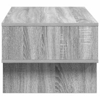 Produktbild för Kaffeebord Grå Sonoma 80 x 46 x 35 cm Konstruerat trä