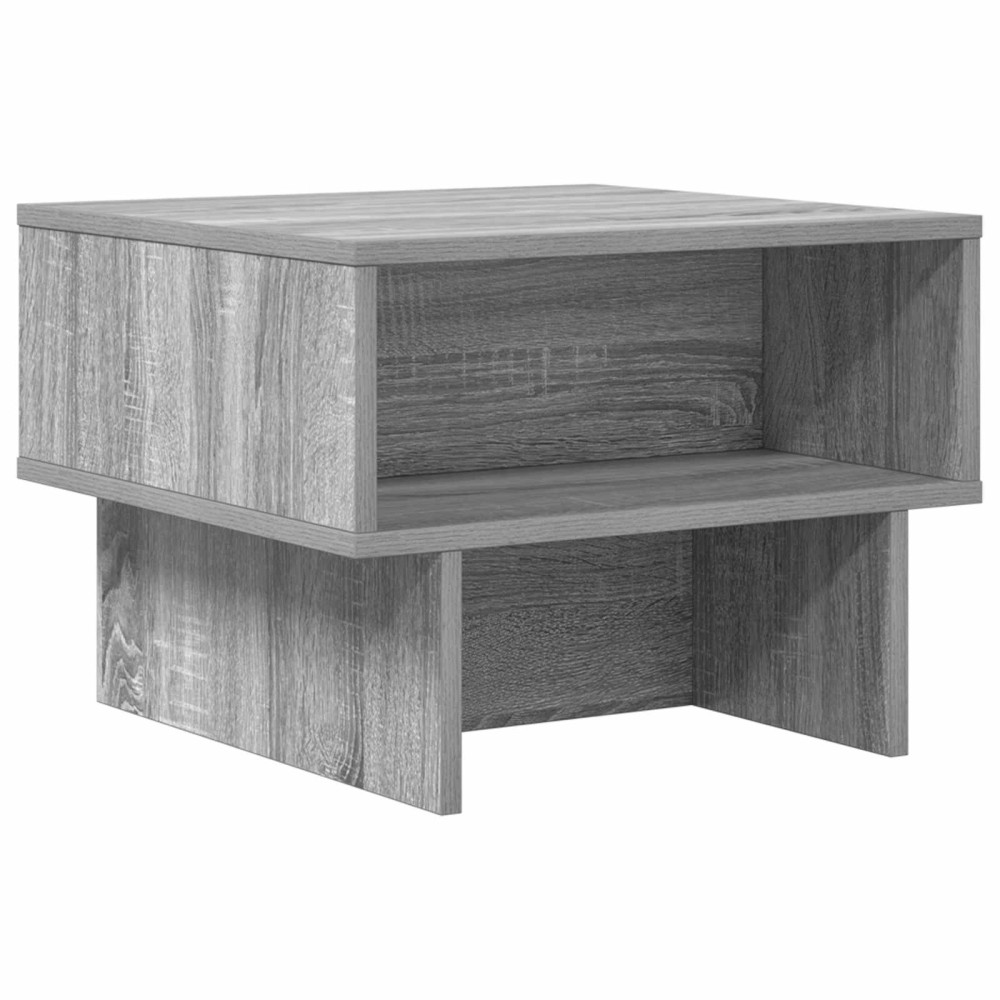Produktbild för Kaffeebord Grå Sonoma 48 x 46 x 35 cm Konstruerat trä