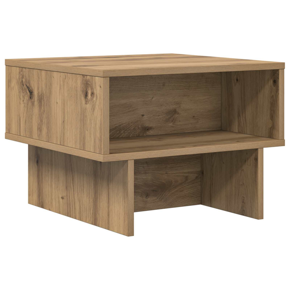 Produktbild för Kaffeebord Artisan Ek 48 x 46 x 35 cm Konstruerat trä