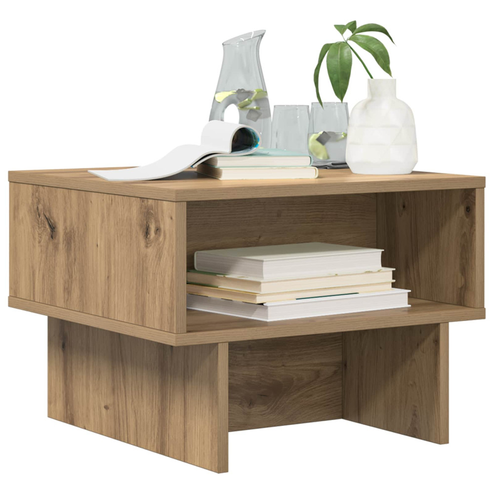 Produktbild för Kaffeebord Artisan Ek 48 x 46 x 35 cm Konstruerat trä