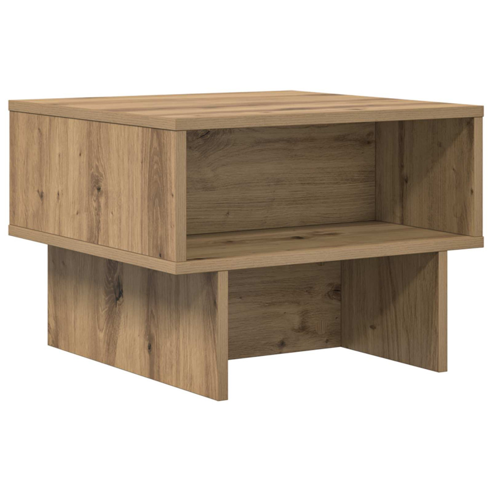 Produktbild för Kaffeebord Artisan Ek 48 x 46 x 35 cm Konstruerat trä