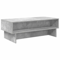 Produktbild för Kaffeebord Betonggrå 100 x 46 x 35 cm Konstruerat trä