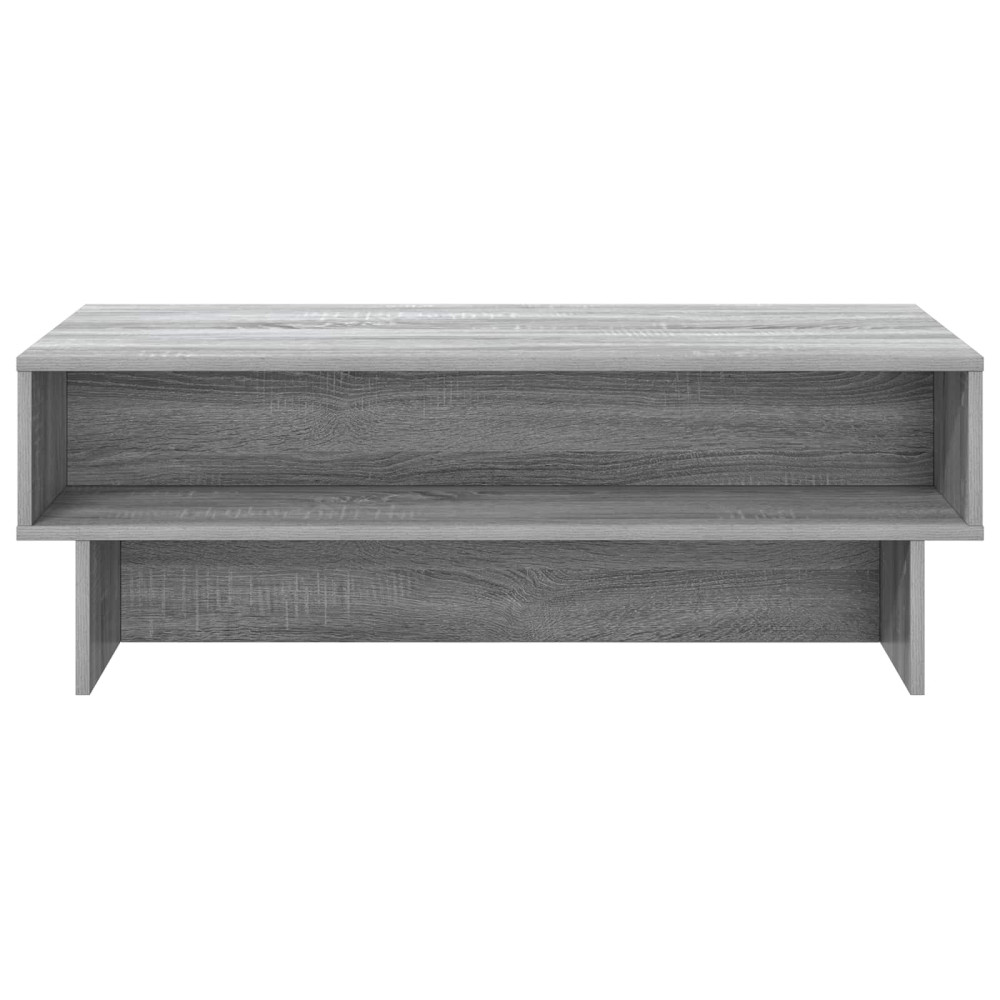Produktbild för Kaffeebord Grå Sonoma 100 x 46 x 35 cm Konstruerat trä