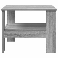 Produktbild för Kaffeebord Grå Sonoma 57 x 55 x 45 cm Konstruerat trä