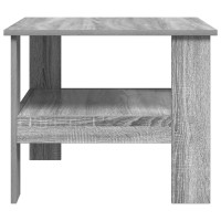 Produktbild för Kaffeebord Grå Sonoma 57 x 55 x 45 cm Konstruerat trä