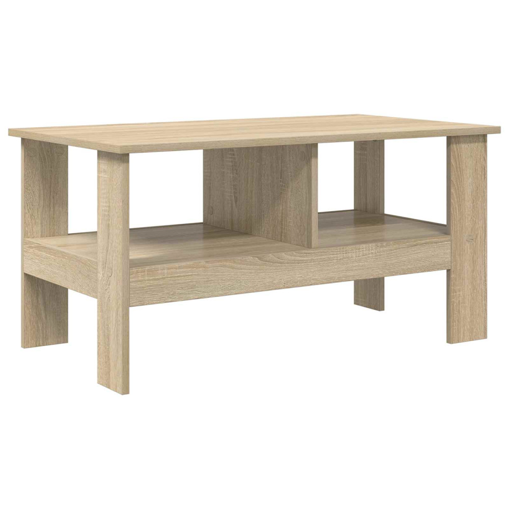 Produktbild för Kaffeebord Sonoma-ek 90 x 50 x 45 cm Konstruerat trä