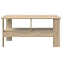 Produktbild för Kaffeebord Sonoma-ek 90 x 50 x 45 cm Konstruerat trä