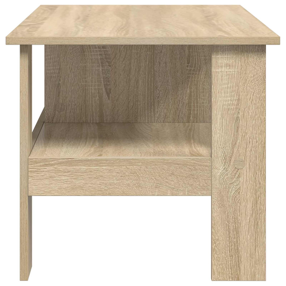 Produktbild för Kaffeebord Sonoma-ek 90 x 50 x 45 cm Konstruerat trä