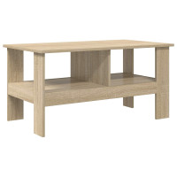 Produktbild för Kaffeebord Sonoma-ek 90 x 50 x 45 cm Konstruerat trä