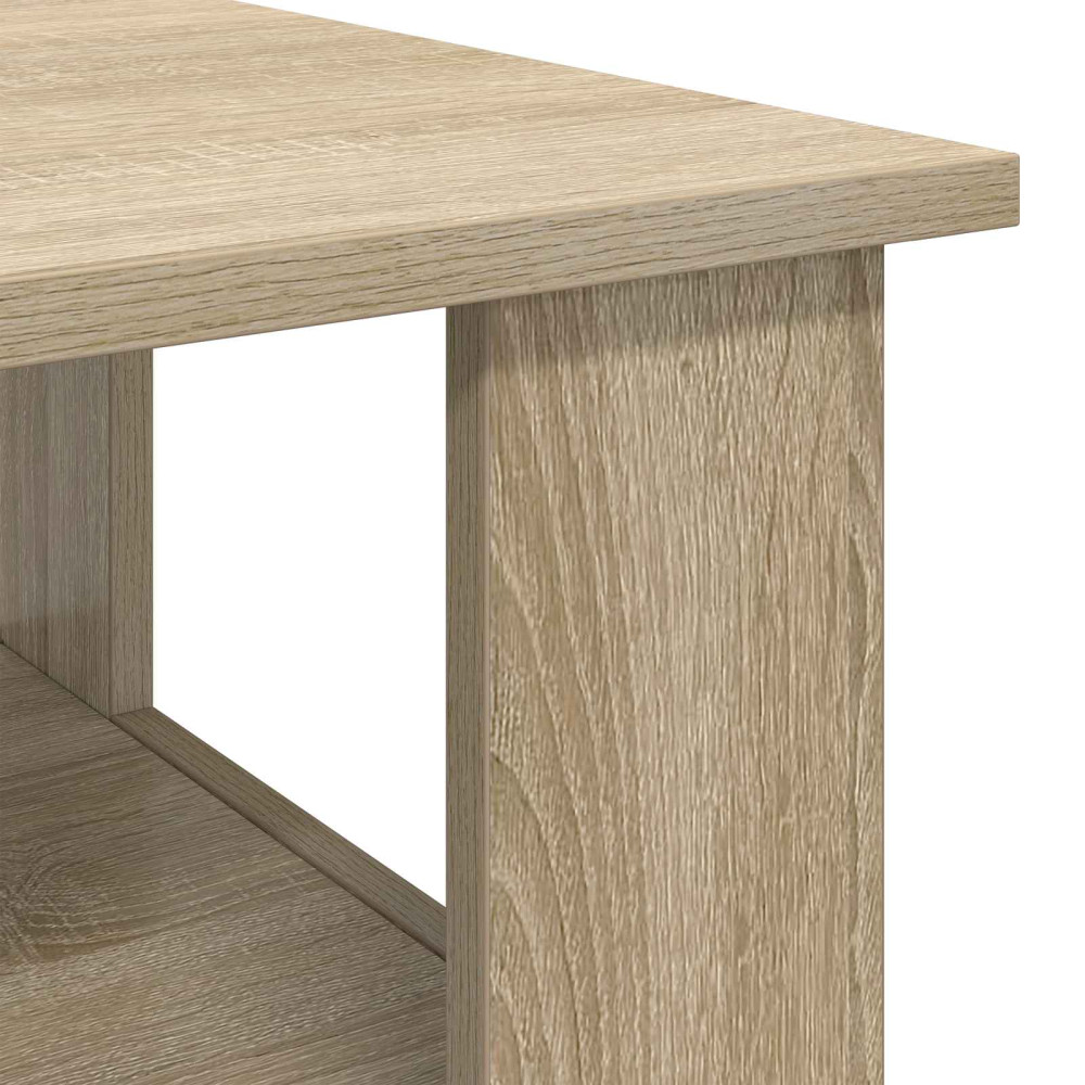 Produktbild för Kaffeebord Sonoma-ek 90 x 50 x 45 cm Konstruerat trä
