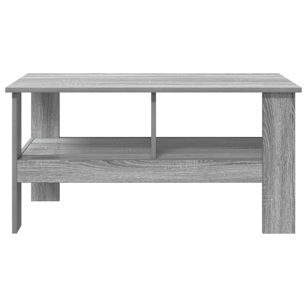 Produktbild för Kaffeebord Grå Sonoma 90 x 50 x 45 cm Konstruerat trä