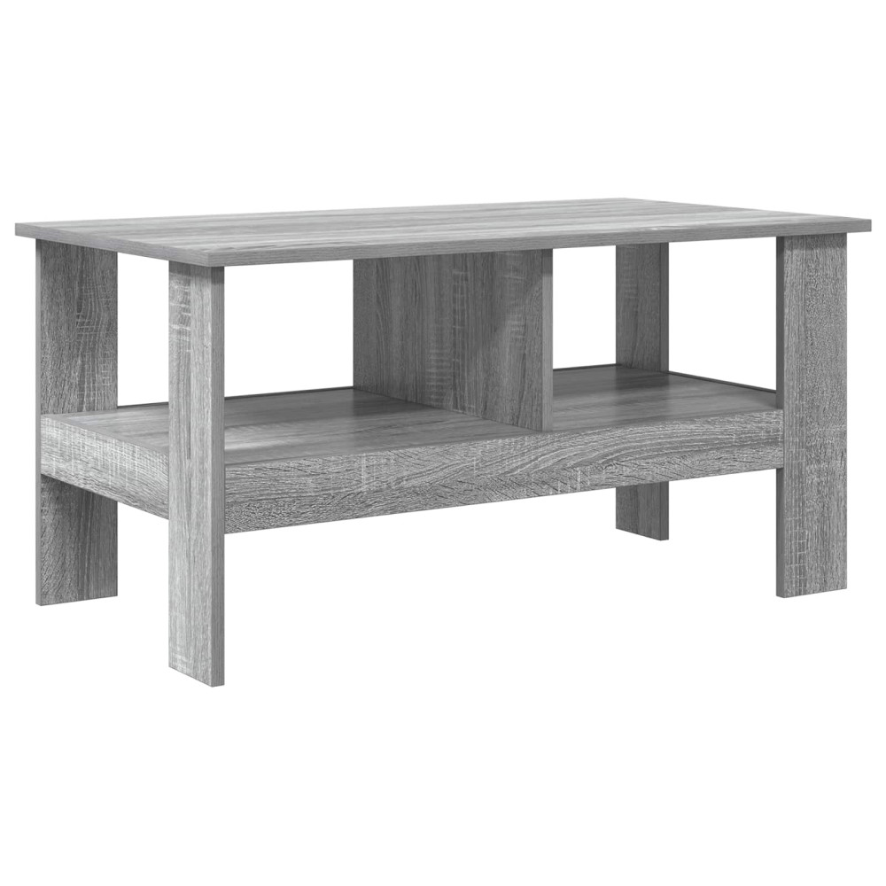 Produktbild för Kaffeebord Grå Sonoma 90 x 50 x 45 cm Konstruerat trä