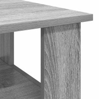Produktbild för Kaffeebord Grå Sonoma 90 x 50 x 45 cm Konstruerat trä