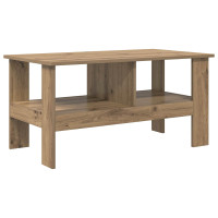 Produktbild för Kaffeebord Artisan Ek 90 x 50 x 45 cm Konstruerat trä