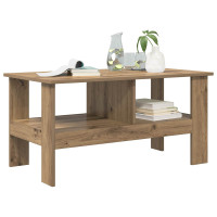 Produktbild för Kaffeebord Artisan Ek 90 x 50 x 45 cm Konstruerat trä