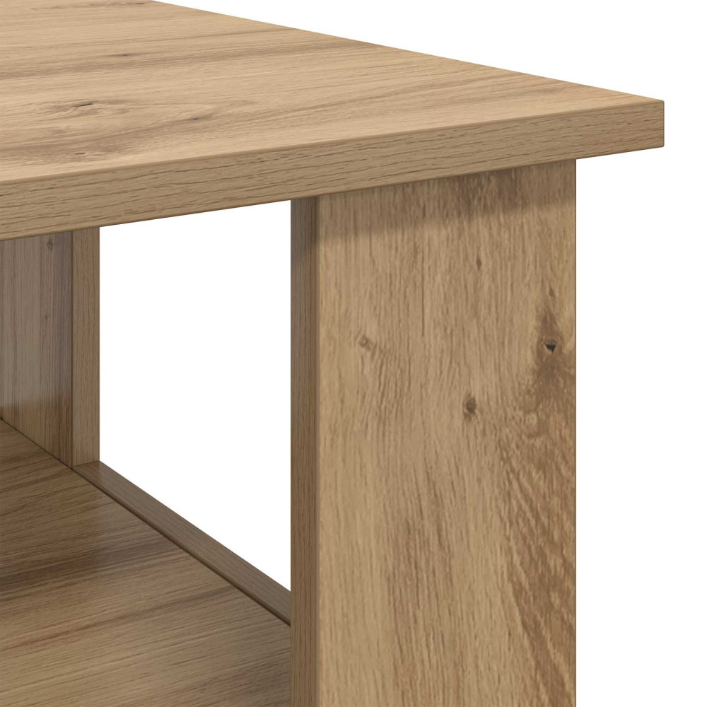 Produktbild för Kaffeebord Artisan Ek 90 x 50 x 45 cm Konstruerat trä