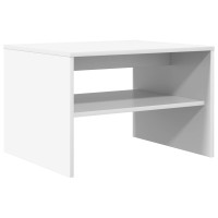 Produktbild för Kaffeebord Vit 60 x 50 x 40 cm Konstruerat trä
