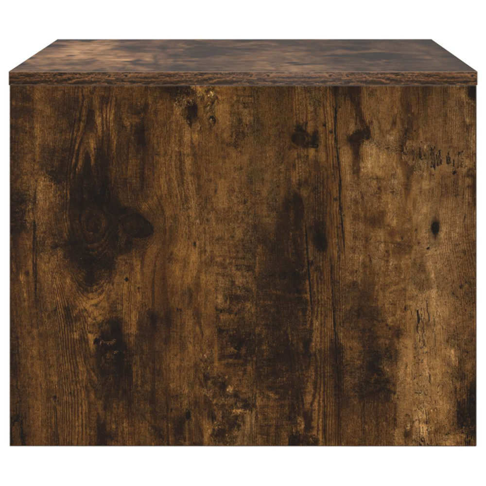 Produktbild för Kaffeebord Rökt ek 60 x 50 x 40 cm Konstruerat trä