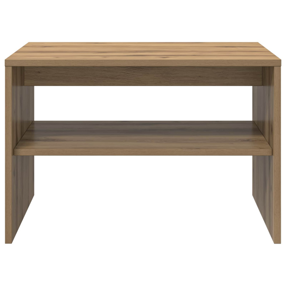 Produktbild för Kaffeebord Artisan Ek 60 x 50 x 40 cm Konstruerat trä
