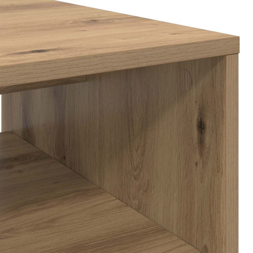 Produktbild för Kaffeebord Artisan Ek 60 x 50 x 40 cm Konstruerat trä