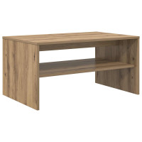 Produktbild för Kaffeebord Artisan Ek 80 x 50 x 40 cm Konstruerat trä