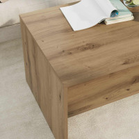 Produktbild för Kaffeebord Artisan Ek 80 x 50 x 40 cm Konstruerat trä