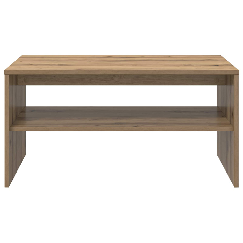 Produktbild för Kaffeebord Artisan Ek 80 x 50 x 40 cm Konstruerat trä