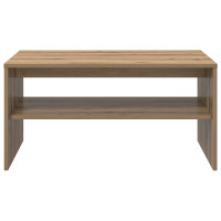 Produktbild för Kaffeebord Artisan Ek 80 x 50 x 40 cm Konstruerat trä